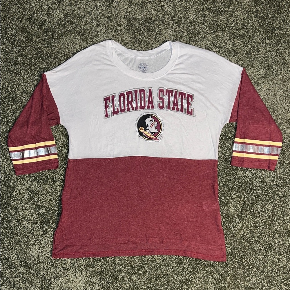 Rivalry Threads Florida State Color Block Tee – Size Large
